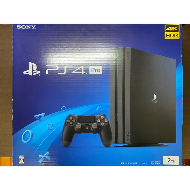 家庭用ゲーム機本体SONY ps4 Pro 本体 CUH-7200CB01 2TB 　美品