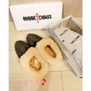 ミネトンカ(Minnetonka)の最終値下げしました♡シープスキン　ムートンミュール　新品未使用品♡♡(ミュール)