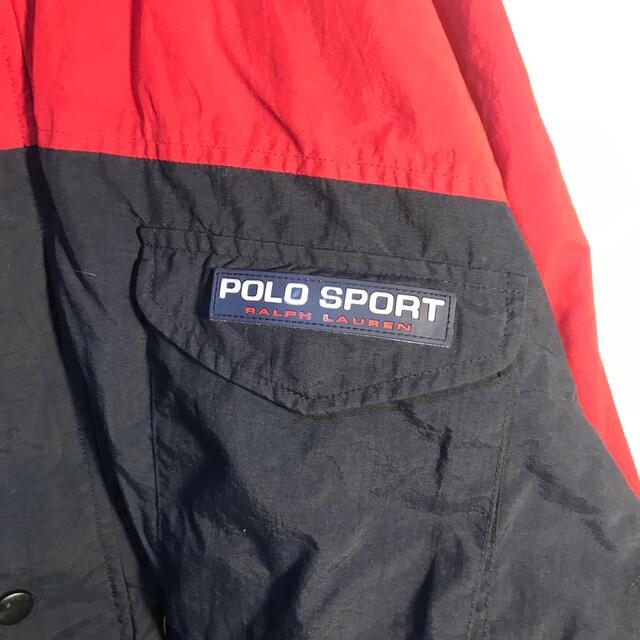 POLO RALPH LAUREN(ポロラルフローレン)の80.s ラルフローレン　ナイロンジャケット　フード　緑タグ メンズのジャケット/アウター(ナイロンジャケット)の商品写真