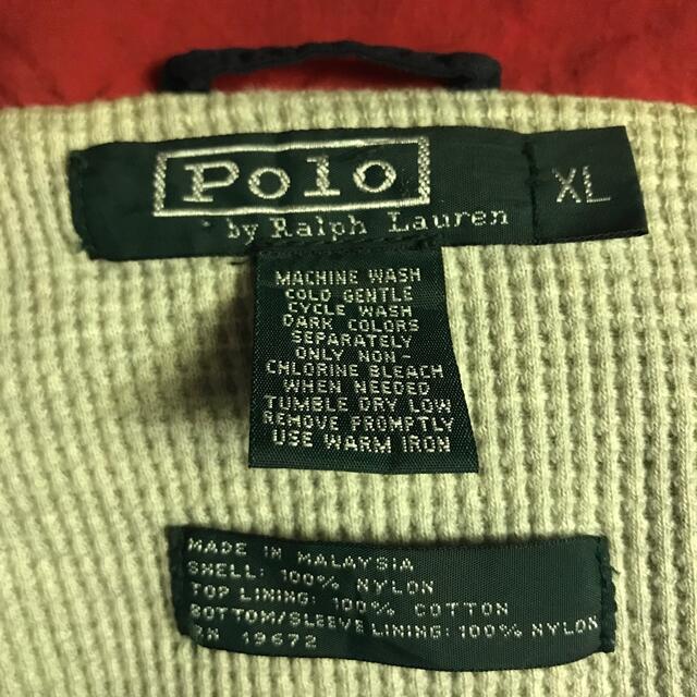 POLO RALPH LAUREN(ポロラルフローレン)の80.s ラルフローレン　ナイロンジャケット　フード　緑タグ メンズのジャケット/アウター(ナイロンジャケット)の商品写真