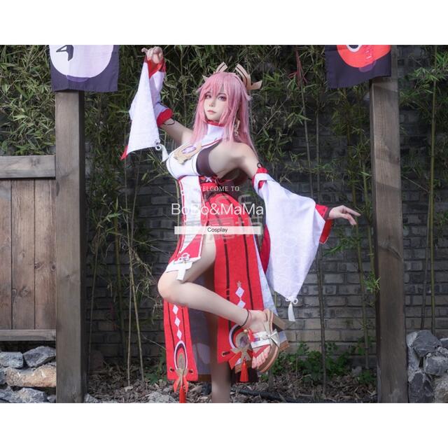 原神　八重神子(やえみこ)　コスプレ