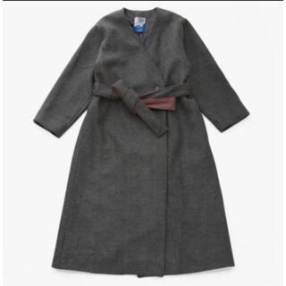 MARTE Bi Color Belt Gown Coat(ロングコート)