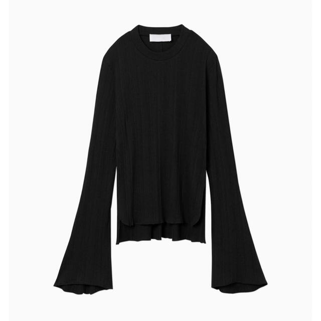 Mame - Crew Neck Ribbed Jersey Top