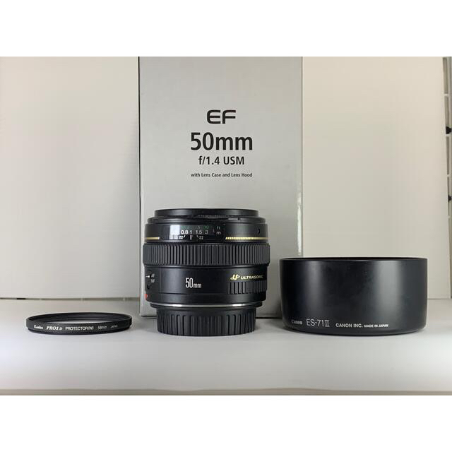 (美品)CANON キヤノン EF 50mm f/1.4 USM 単焦点レンズのサムネイル