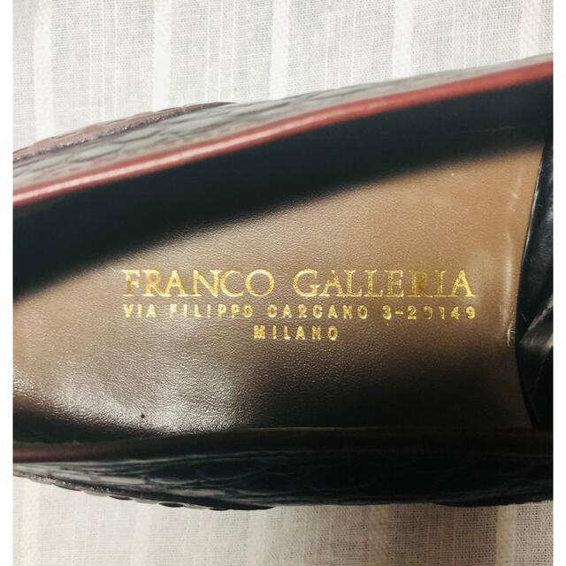 FRANCO GALLERIA   メンズ靴　サイズ25㎝　新品　ブラウン メンズの靴/シューズ(ドレス/ビジネス)の商品写真