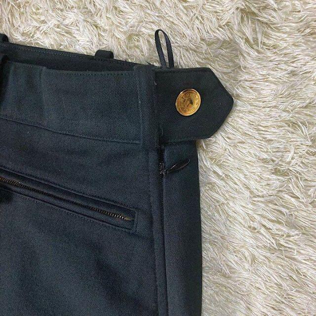 本物保証定番】 Hermes - エルメス テーパードパンツ 黒スキニー