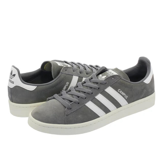 レディース新品★adidas campus キャンパス　グレー　23センチ