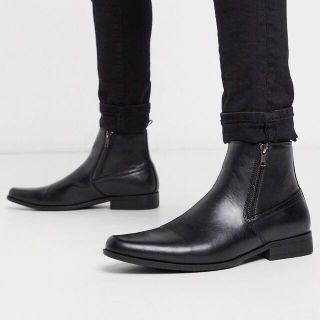 エイソス(asos)の【日本未入荷】即発送 ASOS サイドジップ チェルシーブーツ (ブーツ)