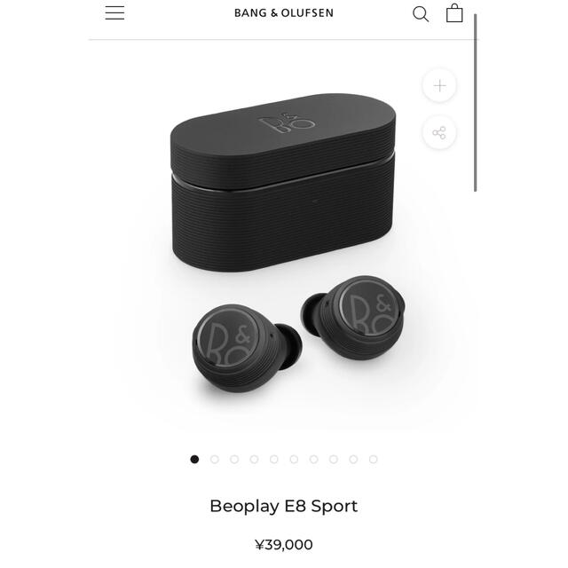 B&O フルワイヤレス　Beoplay E8 Sport