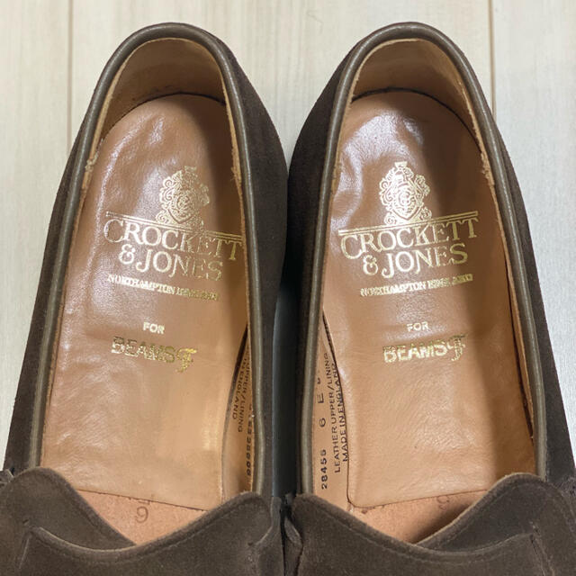 Crockett&Jones   極美品 定価 BEAMS F別注UK6 バタフライ