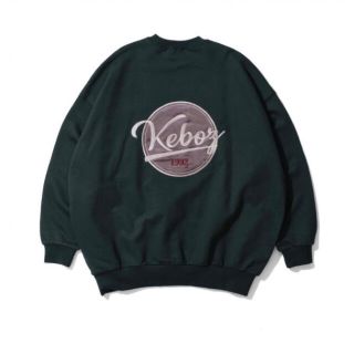 フリークスストア(FREAK'S STORE)のコムドット着用　Keboz スウェット　グリーン　ステッカー付き(スウェット)