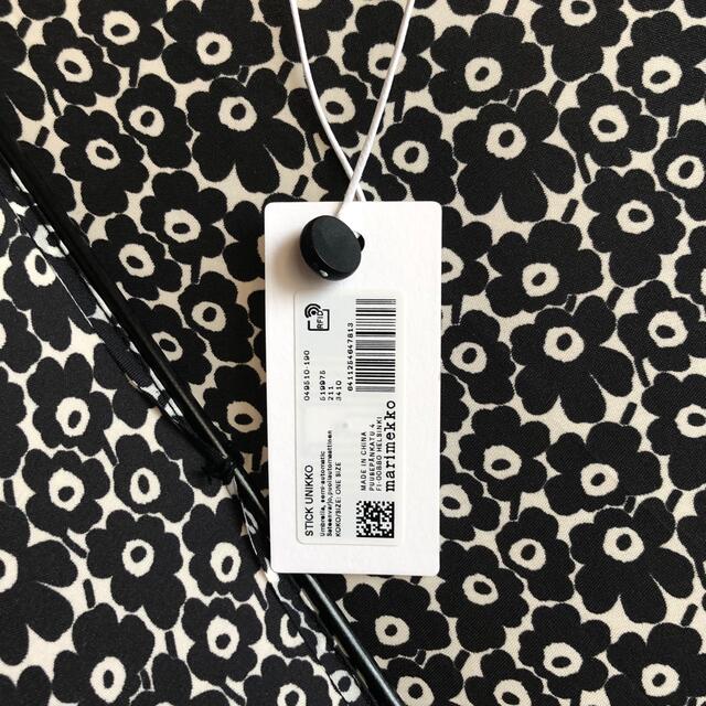 marimekko(マリメッコ)の新品 marimekko Stick Unikko ウニッコ 長傘 ブラック レディースのファッション小物(傘)の商品写真