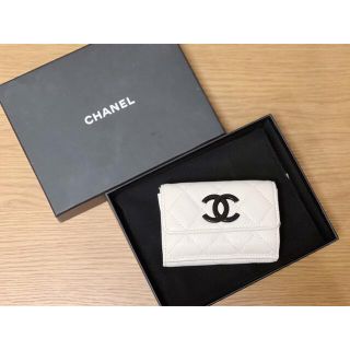 シャネル(CHANEL)の【CHANEL】スモールフラップウォレット 折り財布(財布)