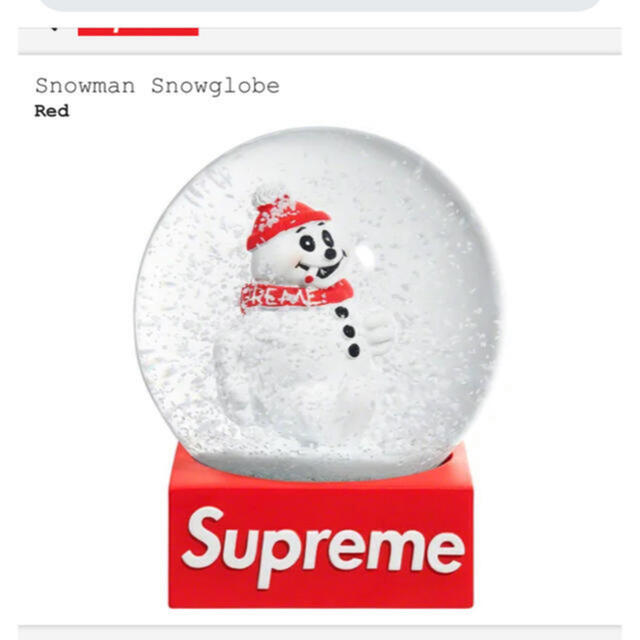 Supreme(シュプリーム)のSupreme Snowman Snowglobe  スノードーム インテリア/住まい/日用品のインテリア小物(置物)の商品写真