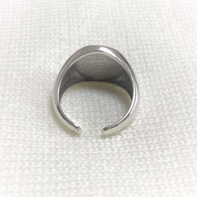 ブラックオニキス silver925 カレッジリング オーバル 指輪 メンズの通販 by DQ shop|ラクマ