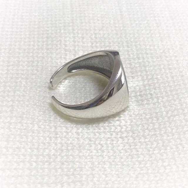 ブラックオニキス silver925 カレッジリング オーバル 指輪 メンズの通販 by DQ shop|ラクマ