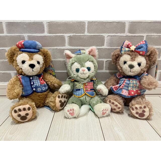 15周年 ダッフィー&シェリーメイ&ジェラトーニ ぬいぐるみ3体セット