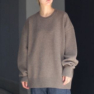 コモリ(COMOLI)のstein EX Fine Lambs Crew Neck Knit LS(ニット/セーター)