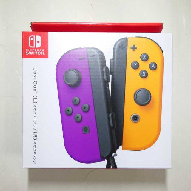 Switch ジョイコン Joy-Con ネオンパープル/ネオンオレンジ エンタメ/ホビーのゲームソフト/ゲーム機本体(家庭用ゲームソフト)の商品写真