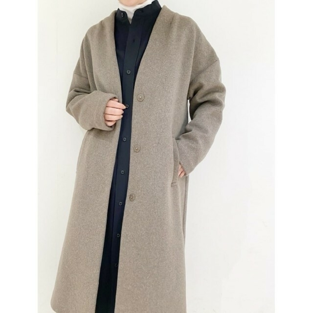 JOURNAL STANDARD スーパー140ビーバーVネックコート JOURNAL STANDARD スーパー140ビーバーVネックコート