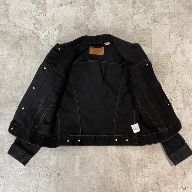 Levi's - リーバイス ブラック デニム トラッカー ジャケット g