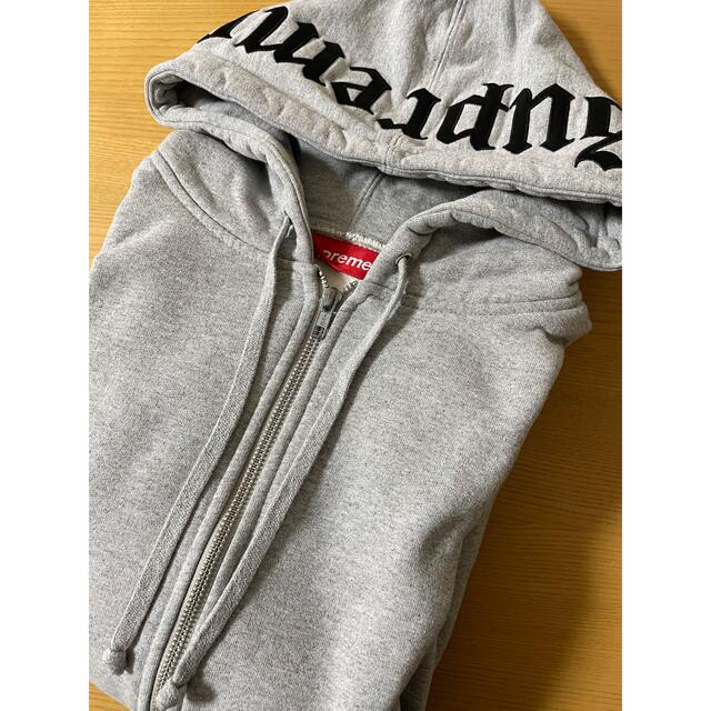 supreme old english hood logo 16aw パーカー