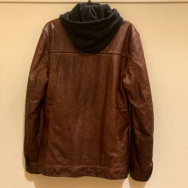 メンズ レザージャケット フード取り外し可 | dearyouth.com