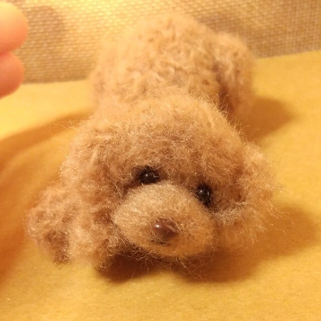 mimi様⭐毛糸、羊毛フェルト⭐トイプードル ハンドメイドのぬいぐるみ/人形(ぬいぐるみ)の商品写真