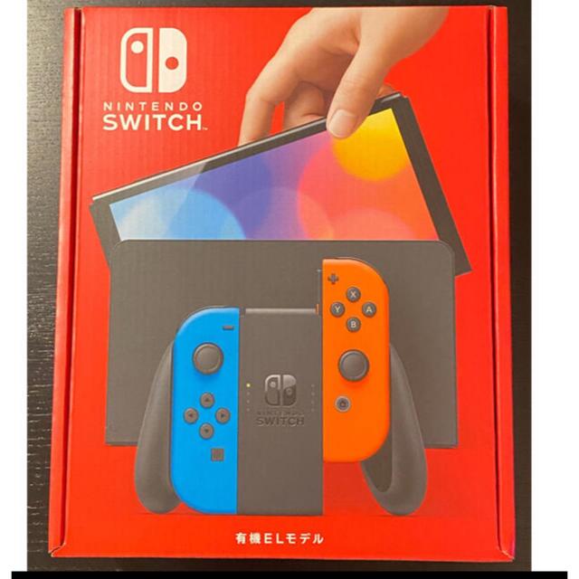 任天堂 Switch 有機ELモデル本体　 ネオンブルー／ネオンレッド家庭用ゲーム機本体