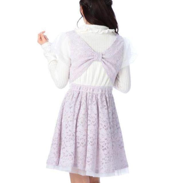 LIZ LISA - LIZ LISA☆新品♪コーデ風フリルニット切替シフォン LIZ LISA - LIZ LISA☆新品♪コーデ風フリルニット切替シフォン