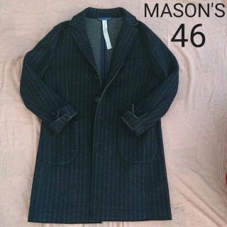 メイソンズ(MASON'S)の【オシャレ】MASON'S メンズ チェスター コート ネイビー 46(チェスターコート)