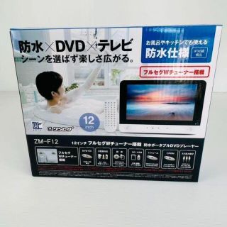 訳あり/ジャンク品/倒産品現状販売/12インチ防水ポータブルDVDプレーヤー(DVDプレーヤー)