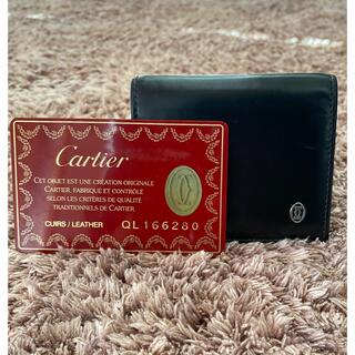 カルティエ(Cartier)のカルティエ　Cartier  パシャ　コインケース　小銭入れ　財布　黒　ブラック(コインケース)