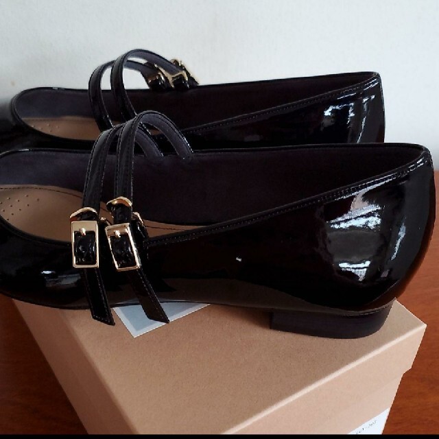 OHGA☆人気☆ダブルストラップパンプス☆24cm OHGA☆人気☆ダブルストラップパンプス☆24cm