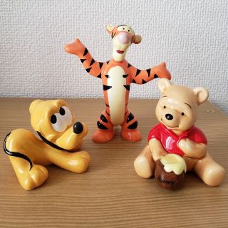 ディズニーキャラクター陶器置物(キャラクターグッズ)