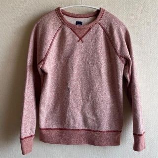 ギャップ(GAP)のGAP＊L(10)＊杢赤茶トレーナー＊杢バーガンディ(Tシャツ/カットソー)