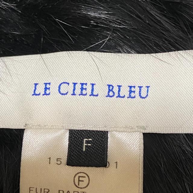 LE CIEL BLEU(ルシェルブルー)のルシェルブルー マフラー美品  - 黒 レディースのファッション小物(マフラー/ショール)の商品写真