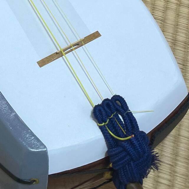 津軽三味線　音緒　紺色 楽器の和楽器(三味線)の商品写真