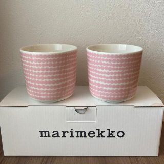 マリメッコ(marimekko)の【こうちゃん様専用】マリメッコ　marimekko ラテマグ2個セット(グラス/カップ)