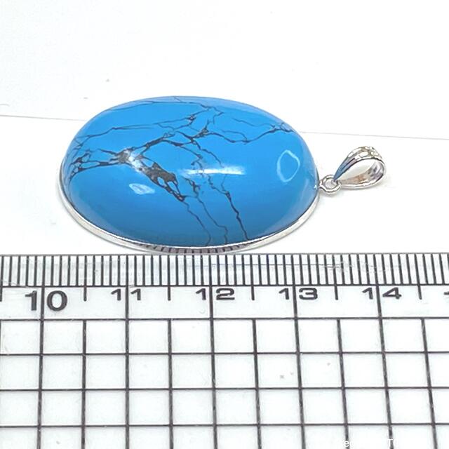pt900 プラチナ 天然ターコイズ 40.70ct ペンダント-eastgate.mk