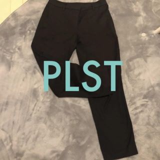 プラステ(PLST)のPLST＊パンツ　黒(カジュアルパンツ)