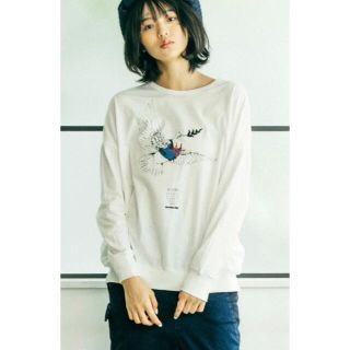 ストフ(stof)のストフ　リラックス長袖TシャツDOVE(Tシャツ/カットソー(七分/長袖))