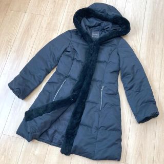 フォクシー(FOXEY)の【極美品】FOXEY フォクシー　ダウンコート　ヌートリアファー　大きいサイズ(ダウンコート)