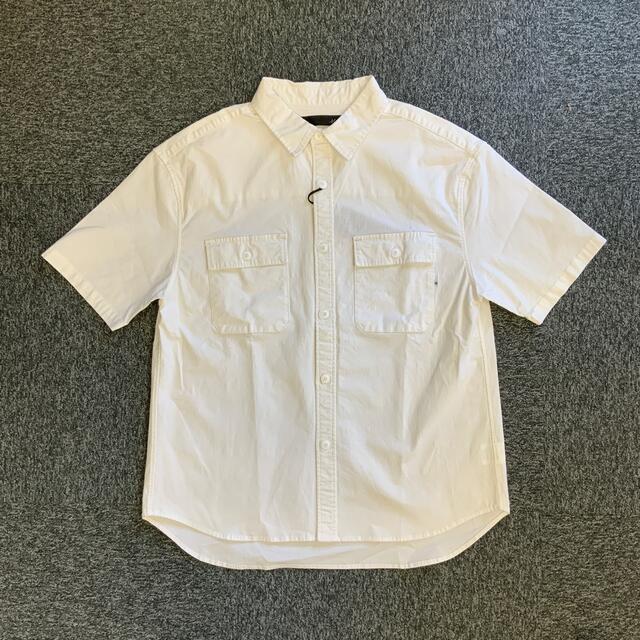 Magine(マージン)のコットン リップストップ ストレッチ クラシック 半袖 ワークシャツ  メンズのトップス(シャツ)の商品写真