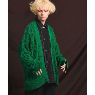 ビューティアンドユースユナイテッドアローズ(BEAUTY&YOUTH UNITED ARROWS)のメゾンスペシャル　】テープヤーンレース編みVネックニットカーディガン(カーディガン)