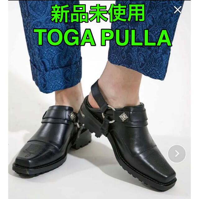 【新品未使用】TOGA PULLA(トーガプルラ)  ウエスタンミュール  36 レディースの靴/シューズ(ローファー/革靴)の商品写真