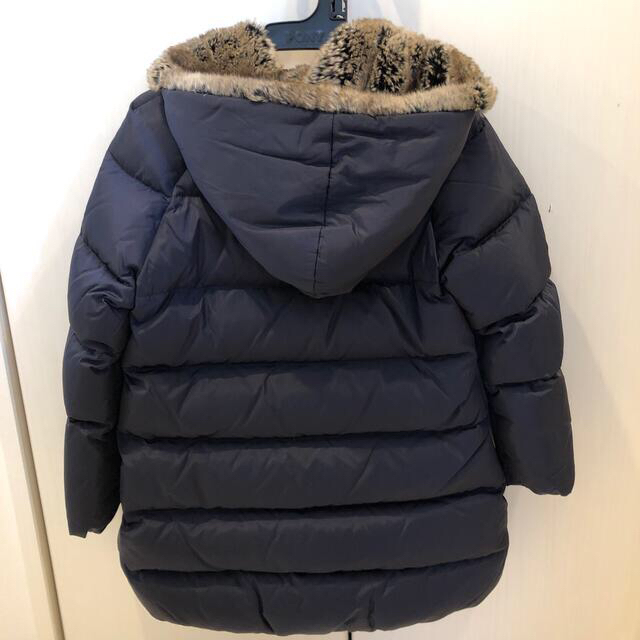 MONCLER(モンクレール)のil gufo  ダウンコート　ラビットファーフード付き キッズ/ベビー/マタニティのキッズ服女の子用(90cm~)(コート)の商品写真