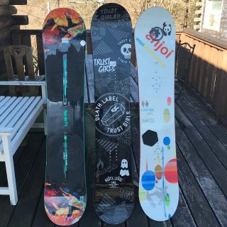 バートン(BURTON)のBURTON DEATH LABEL ボード3本セット(ボード)