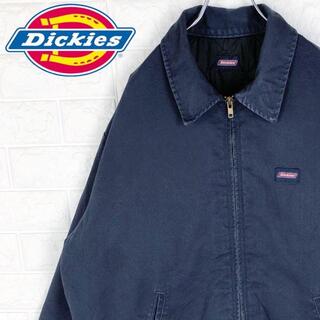 ディッキーズ(Dickies)のディッキーズ ワークジャケット 中綿ブルゾン ゆるだぼ ワンポイントロゴ 90s(ブルゾン)