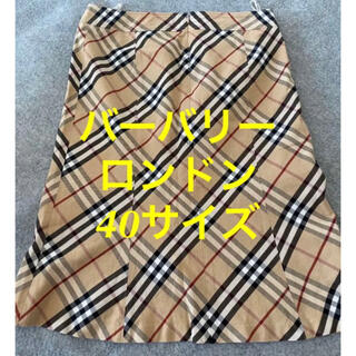 バーバリー(BURBERRY)のBURBERRY LONDON バーバリー スカート ノバチェック三陽商会(ひざ丈スカート)